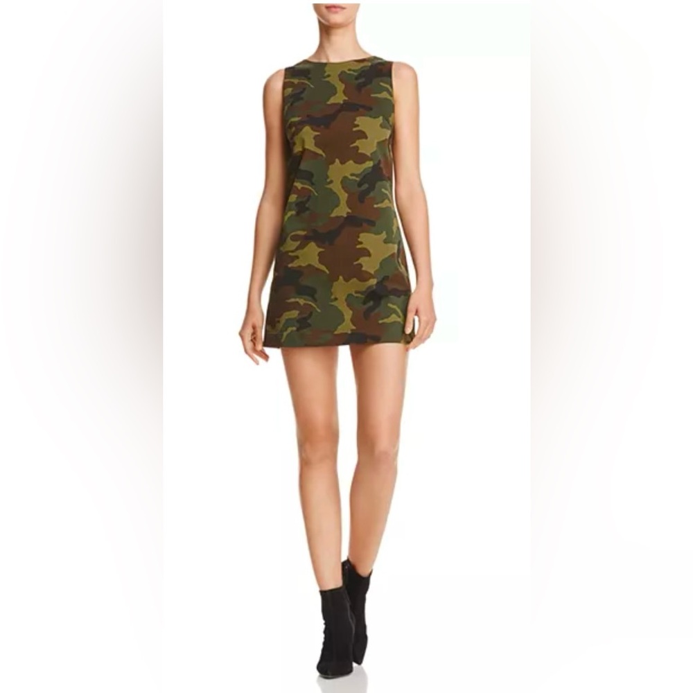 Alice & Olivia camo mini dress